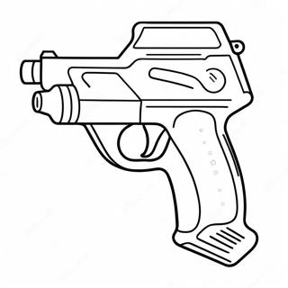 Colorful Nerf Blaster Coloring Page 7721-6164