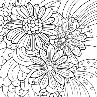 Firework Coloring Pages