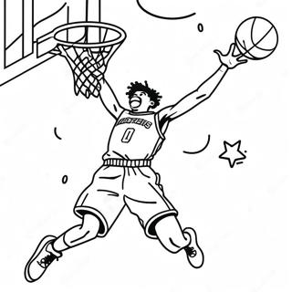 Ja Morant Coloring Pages