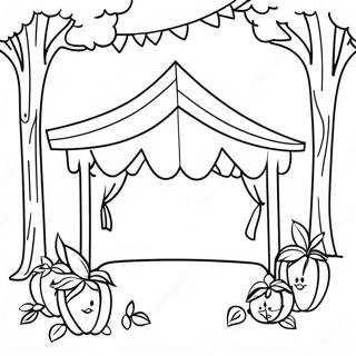 Sukkot Coloring Pages