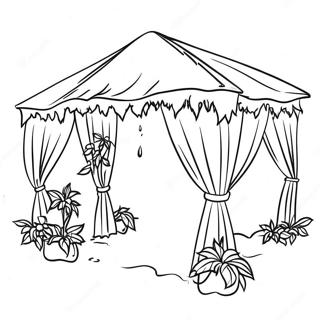 Festive Sukkot Celebration Coloring Page 7861-6259