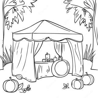 Festive Sukkot Celebration Coloring Page 7861-6260