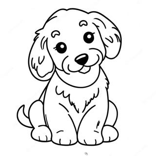 Goldendoodle Coloring Pages