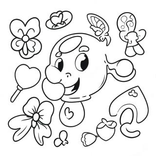 Colorful Lucky Charms Coloring Page 7901-6299