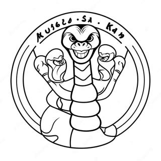 Cobra Kai Coloring Pages