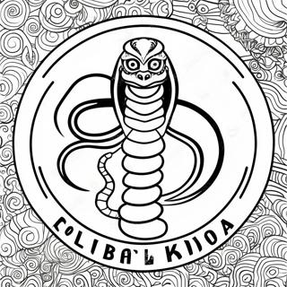 Cobra Kai Logo Coloring Page 7910-6307