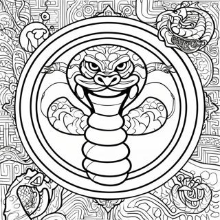 Cobra Kai Logo Coloring Page 7910-6308