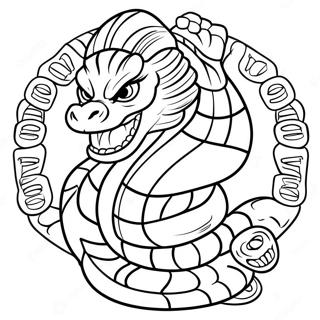 Cobra Kai Dojo Coloring Page 7911-6302