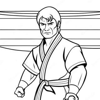 Cobra Kai Dojo Coloring Page 7911-6303