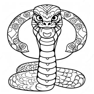 Cobra Kai Dojo Coloring Page 7911-6304