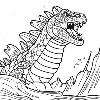 Shin Godzilla Roaring Coloring Page 791-625