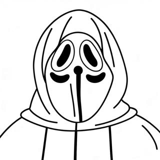 Ghostface Coloring Pages