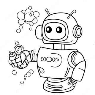 Creative Ai Robot Coloring Page 8011-6378