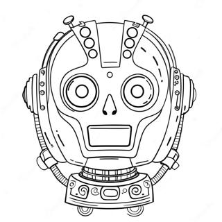 Creative Ai Robot Coloring Page 8011-6380