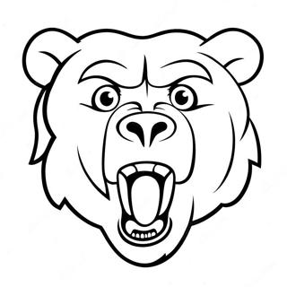 Chicago Bears Logo Coloring Page 8030-6398