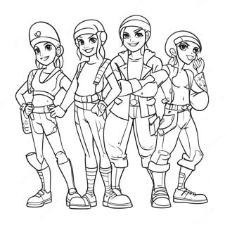 Krew Coloring Pages