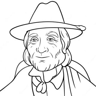 Pilgrim Coloring Pages