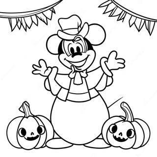 Large Disney Halloween Coloring Pages