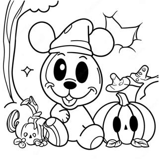 Pagini De Colorat Mari Disney De Halloween 8080-6459