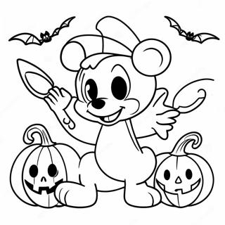 Pagini De Colorat Mari Disney De Halloween 8080-6460