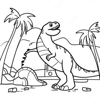 Jurassic Park Coloring Page 8110-6449