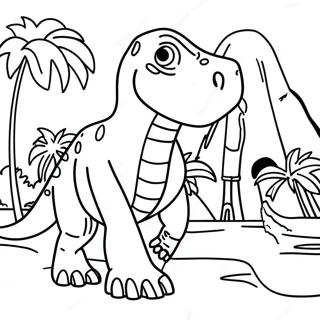 Jurassic Park Coloring Page 8110-6452