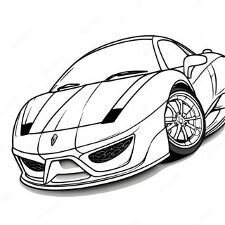 Supercar Sports Car Coloring Pages