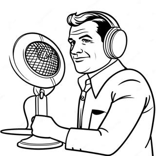 Speakerman Coloring Page 8120-6470