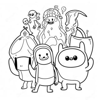 Kleurplaat Van Adventure Time-Personages 8131-6479