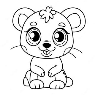 Beanie Boo Coloring Page 8240-6557