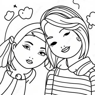 Bff Tumblr Girl Coloring Pages