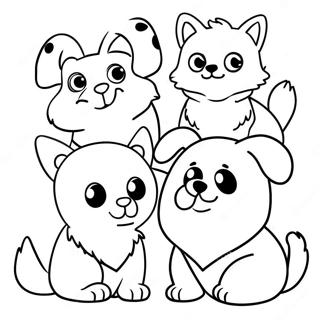 Furry Friends Coloring Pages