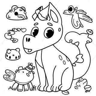 I Spy Colorful Animals Coloring Page 831-662