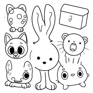 I Spy Colorful Animals Coloring Page 831-664