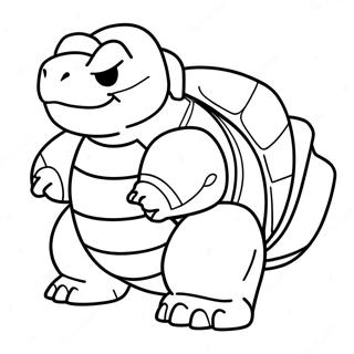 Blastoise Coloring Pages