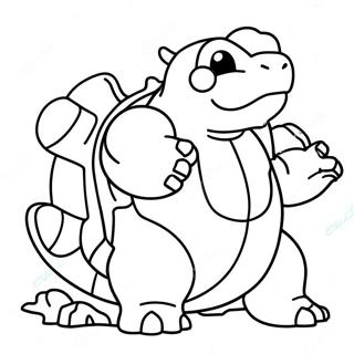 Blastoise Coloring Page 8370-6646