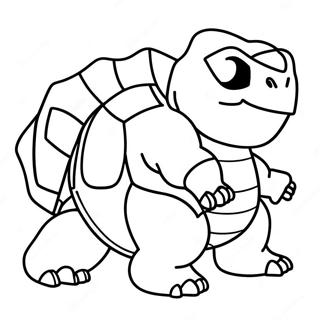 Blastoise Coloring Page 8370-6648