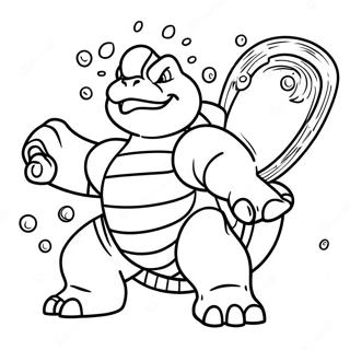 Blastoise With Water Cannons Coloring Page 8371-6669