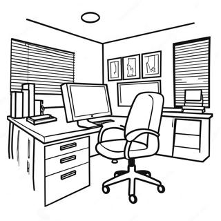 The Office Coloring Page 8380-6678