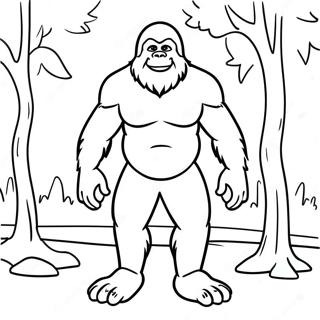 Bigfoot Coloring Pages