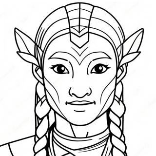 Avatar Character Coloring Page 8480-6737