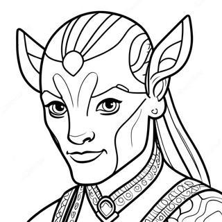 Avatar Character Coloring Page 8480-6738