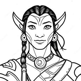 Avatar Character Coloring Page 8480-6739