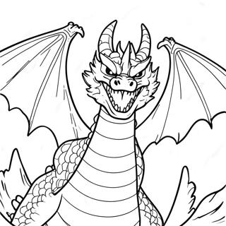 King Ghidorah Coloring Page 8500-6761