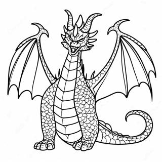 King Ghidorah Coloring Page 8500-6762