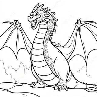 King Ghidorah Coloring Page 8500-6763