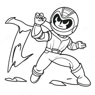 Kid Danger In Action Coloring Page 8521-6805