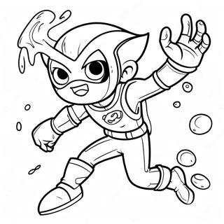 Kid Danger In Action Coloring Page 8521-6807