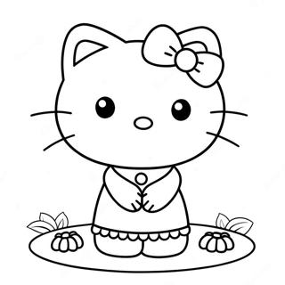 Hello Kitty Coloring Page 860-682