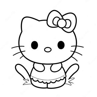 Hello Kitty Coloring Page 860-683